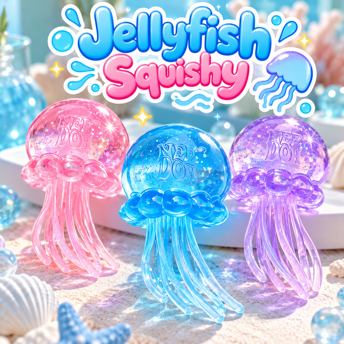 Squishy Méduse Gelée – Boîte Surprise
